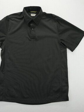 FIRST TACTICAL Polo Shirt Mens M REG Black Short Sleeve Performance Work